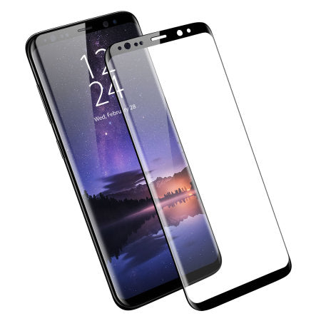 Protecteur d'écran en verre trempé à couverture complète incurvée pour Samsung Galaxy S9 Protecteur d'écran en verre trempé à couverture complète incurvée pour Samsung Galaxy S9